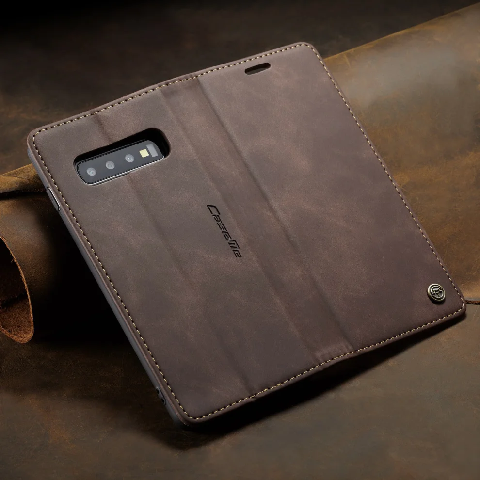Винтажный кожаный чехол для samsung Galaxy S10, S9, S8 Plus, S7 Edge, S10E, роскошный магнит, авто флип, чехол-бумажник, чехол для samsung S10, 5G