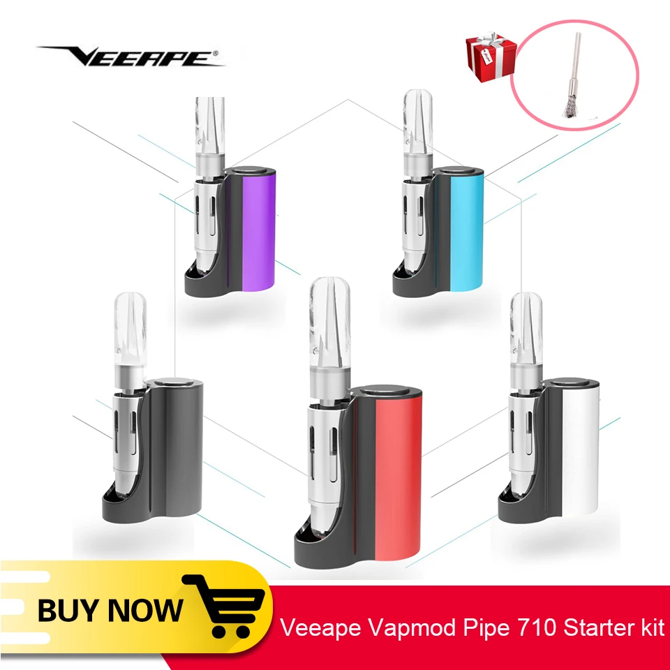 Оригинальный Vapmod труба 710 стартовый набор с батарейным блоком 900 мАч встроенный