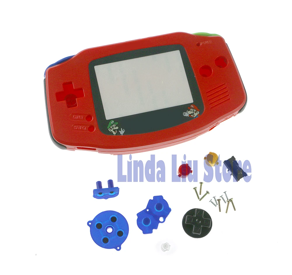 8 компл./лот для ограниченной замены корпуса чехол Nintendo GBA Gameboy Advance|Запасные части|