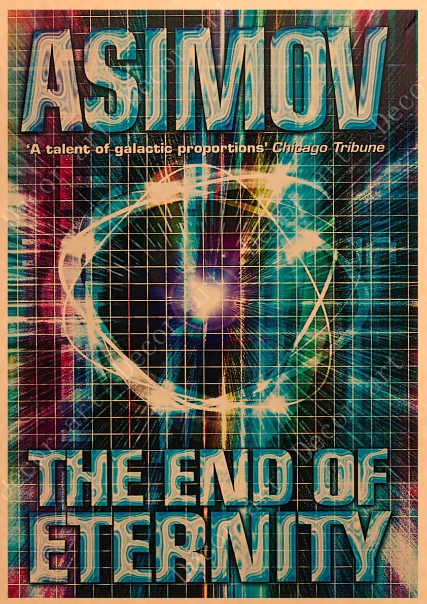 Поп Арт Ретро научная фантастика фильм Asimov Картина на холсте винтажная Настенная картина Наклейка стену