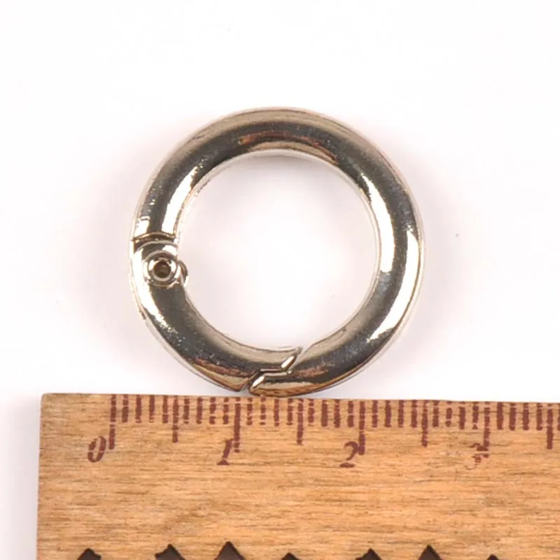 4 шт. кольцо крючок для сумки Круглый карабин защелка триггер пружина брелок