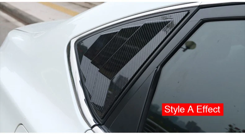 Для Nissan Sentra/Sylphy Sedan- ABS задние боковые оконные шторы жалюзи Рамка оконные жалюзи крышка наклейка отделка