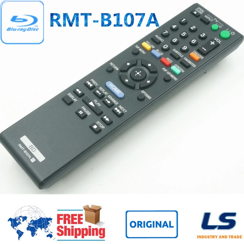 [] RMT-B107A Bluray DVD плеер дистанционное управление подходит для Sony BDP-S370 bdp-s470 bdp-s570 bdp-bx37 bdp-bx57 bdp-s270