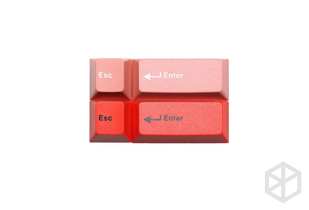 GMK abs esc и enter комплект-Новинка Doubleshot abs Cherry MX стебли вишня Профиль Красный colorway темно-розовый