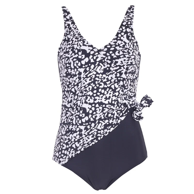 Женский винтажный купальный костюм Raintropical Цельный купальник большого размера