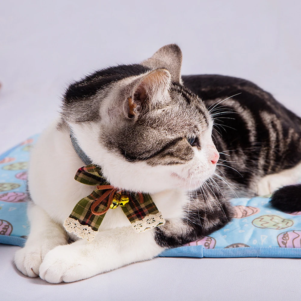 Pet Cat летний охлаждающий коврик холодное одеяло удобная Многофункциональная волоконная подушка для кошек аксессуаров для домашних питомцев собак
