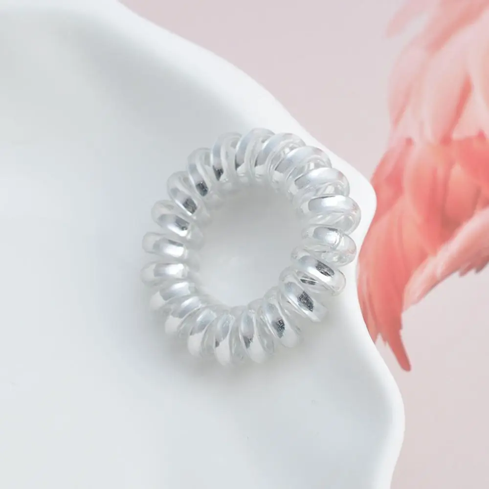 2 шт./компл. эластичные резинки для волос в форме спирали завязки виде конского