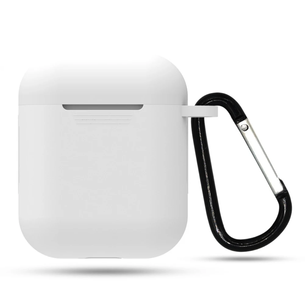 Силиконовый Bluetooth беспроводной чехол для наушников AirPods защитный аксессуар Airpods