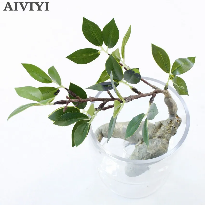 Искусственные цветы искусственная кожа корень баньян дерево искусственное