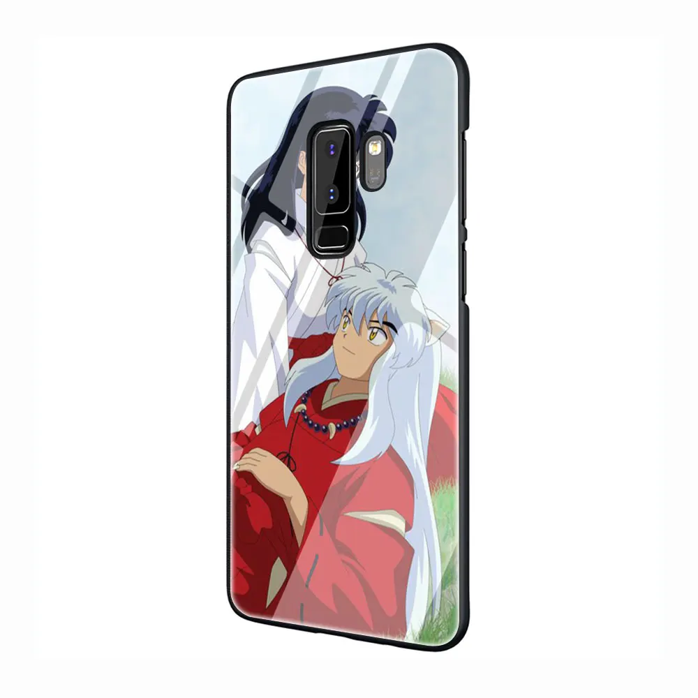 G2 Inuyasha Аниме закаленное Стекло Телефон чехол для Galaxy S7 edge S8 9 10 Plus, Note 8, 9, 10, A10 20 30 40 50 60 70 - Цвет: G2