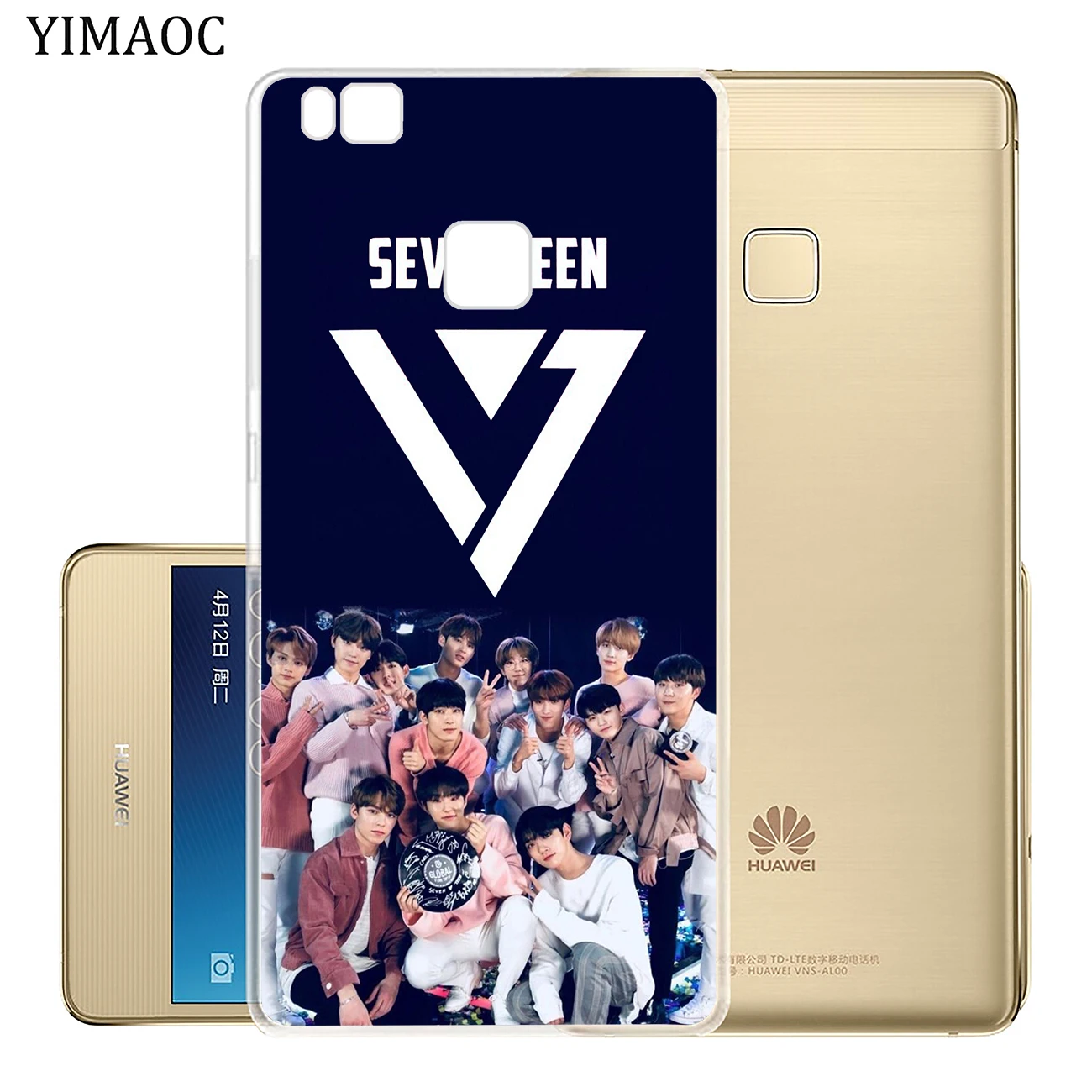 Мягкий силиконовый чехол YIMAOC Seventeen 17 Kpop для Huawei Y7 Y6 Y9 Prime 2018 Honor 20 10 8 8C 8X 9X 9 Lite 7X 7C 7A Pro