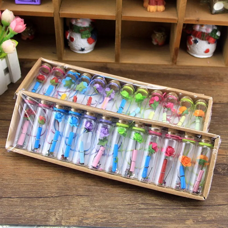 Креативный подарок милая миниатюрная прозрачная стеклянная неувядающая