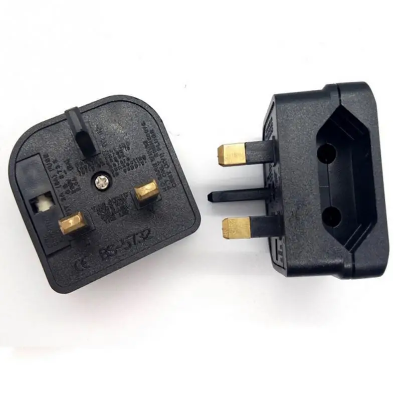 Европейский ЕС 2 Pin к UK 3Pin переходник Мощность гнездо дорожный преобразователь Z09 Прямая поставка#0827