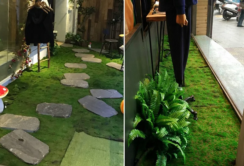 Искусственный мох 1 м искусственная трава для творчества газон ландшафт