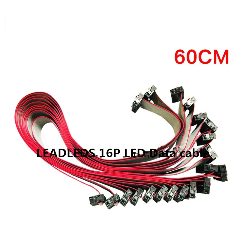 10 шт./Лот плоский кабель из чистой меди длиной 18 20 см 16P для передачи данных