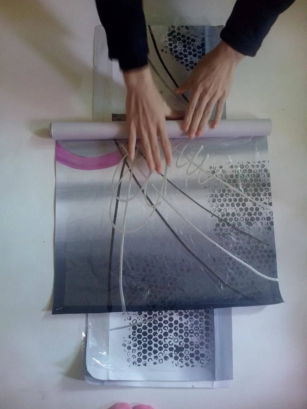 100% Ручная роспись современный нож с абстрактной росписью цветы картина маслом на