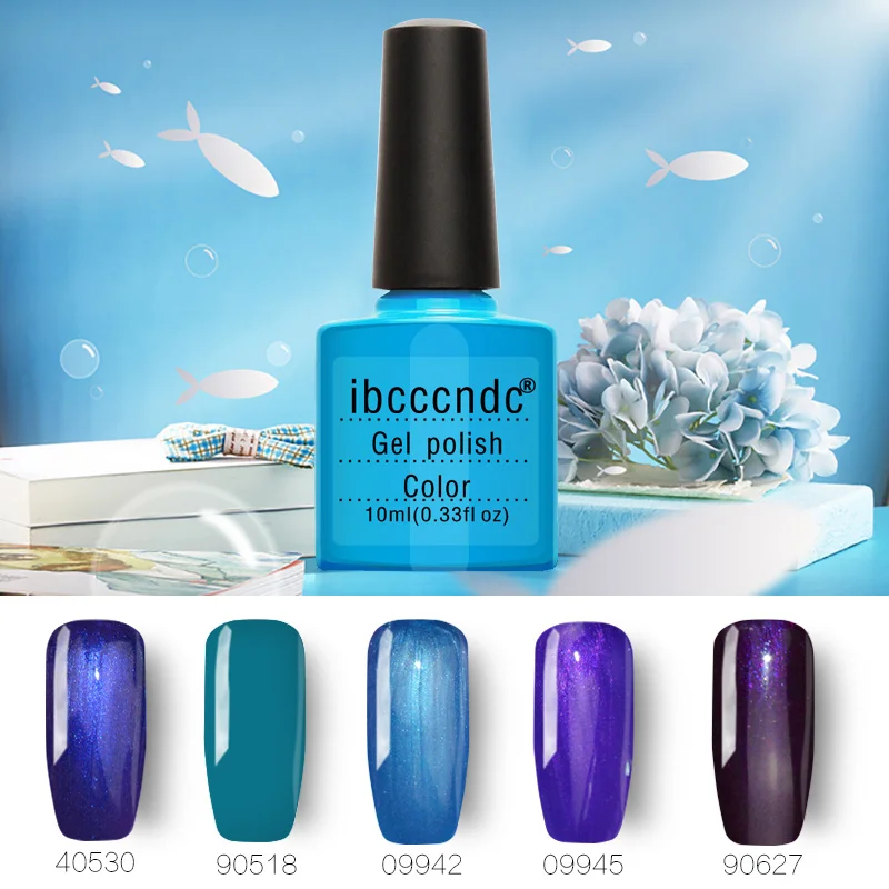 5 шт./лот Ibcccndc 10 мл УФ Гель лак для ногтей отмачиваемые гель лаки полуперманентный