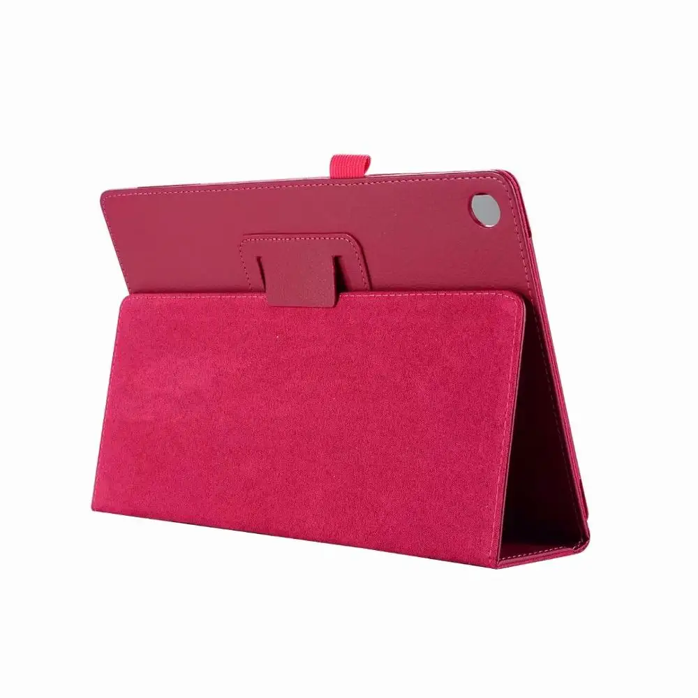Rose red Чехол для lenovo TAB4 Tab 4 10 TB-X304L TB-X304F TB-X304N Крышка для Tab4 TAB 4 10 Plus TB-X704F TB-X704N TB-X704L чехол funda+ подставка для ручек - Цвет: Rose red