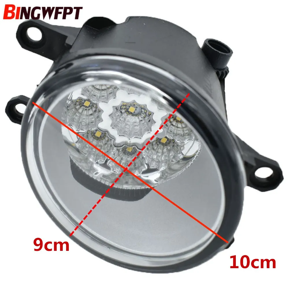 2 шт. автомобильный Стайлинг супер яркие светодиодные противотуманные фары белые