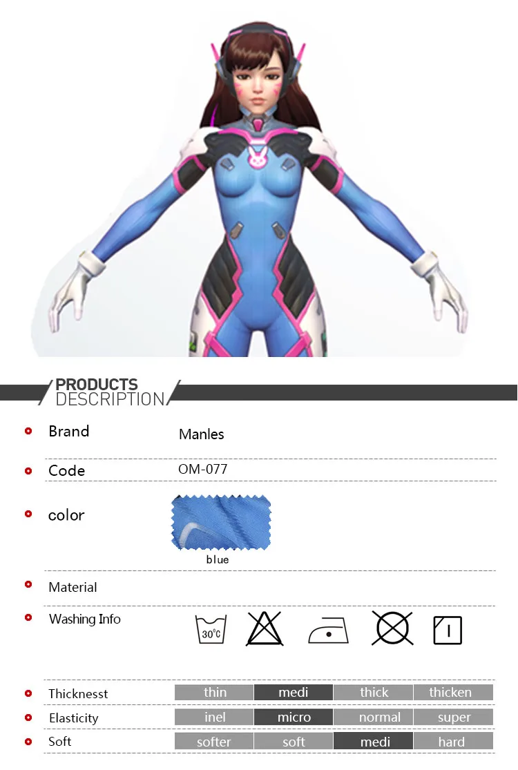 D. Va костюм для косплея, лайкра, спандекс, DVA, одежда для косплея, Цифровой 3D принт, Zentai Catsuit, боди, костюмы на Хэллоуин для женщин
