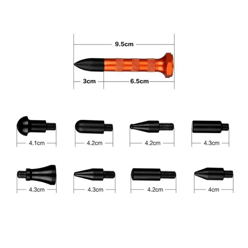Инструменты для ремонта вмятин на автомобиле Kit резиновый молоток вкладки