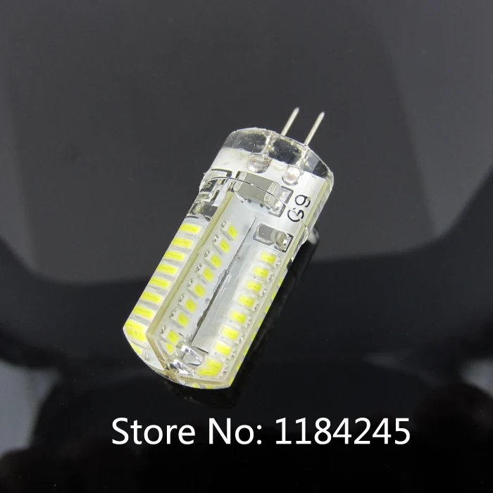 Новое поступление силиконовых точечных ламп G4 6W 64 SMD 3014 Светодиодные лампы