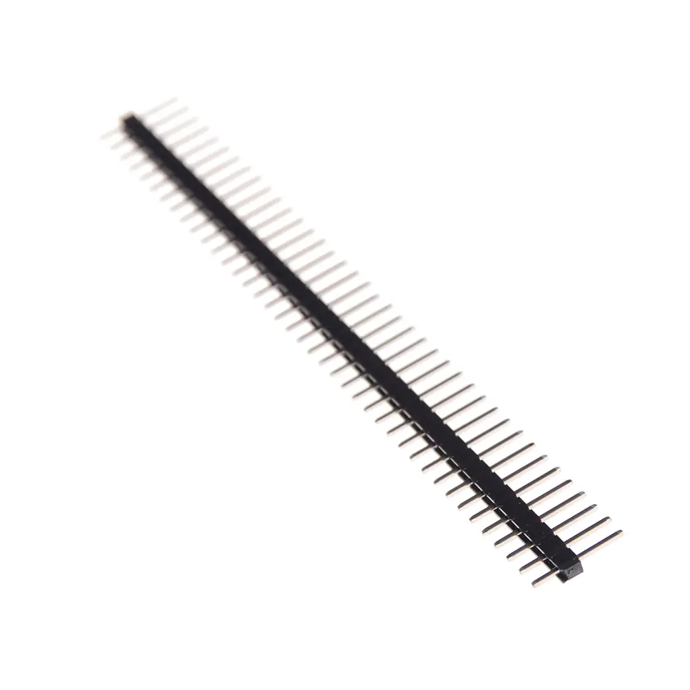 20X Single Male Elektronik Pin Header For Arduin 1x40 Row 2.54 Breakable 40 Pins Connector Strip Board Module Electronic Part |