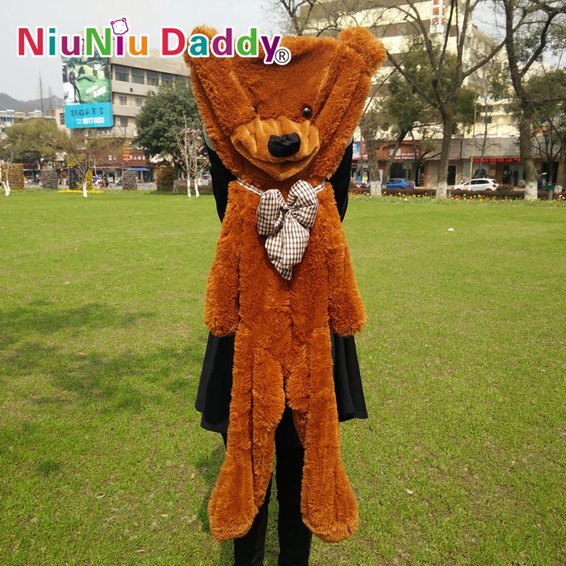 Niuniu Daddy 120 см/47 5 дюйма плюшевый мишка полуобработанный мягкие игрушки для оптовых