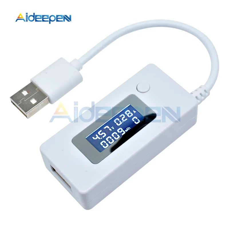 Мини ЖК-экран DC Цифровой вольтметр Амперметр USB тестер Портативный доктор напряжение измеритель тока мобильное зарядное устройство детектор 3-7 в