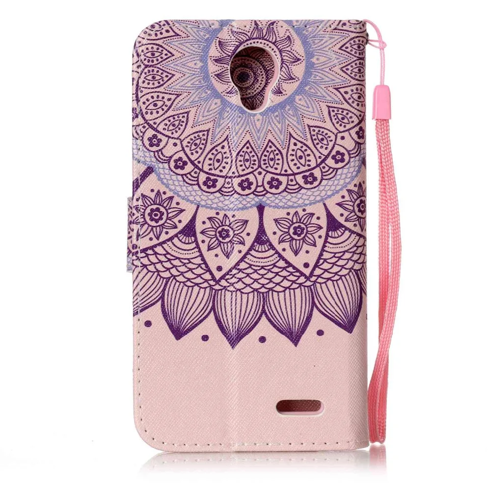 Butterfly Blossom Flower Tower Flip Stand Strap Wallet Leather Bags Case Cover Mobile Phone Cases For ZTE Prestige N9132 N 9132 |