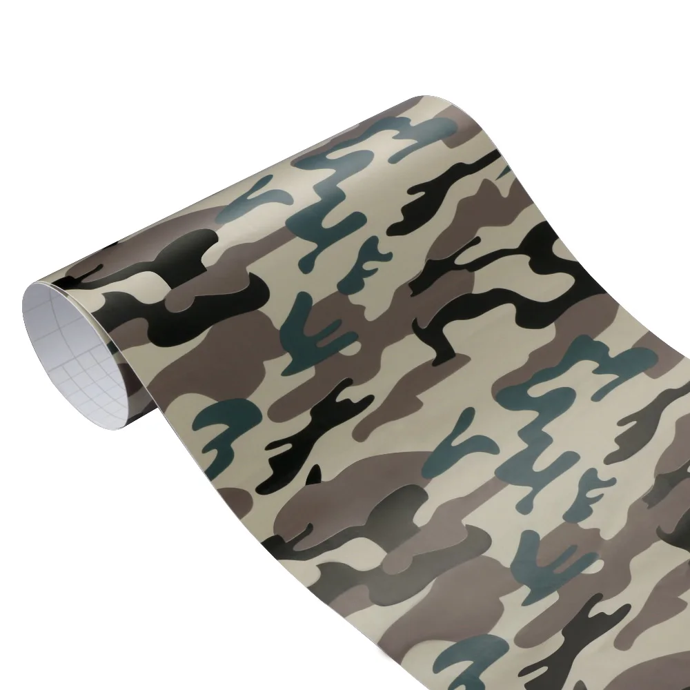 Camo wave 9255 Автомобильный Стайлинг Большой Цифровой Лесной зеленый камуфляж виниловая пленка DIY наклейки автомобили Мотоцикл аксессуары для упаковки автомобиля - Название цвета: Camo wave 9255