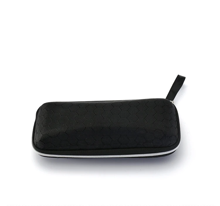 Eyewear cases hard black zip spectacle case Top-grade Exquisite Sunglasses Boxes High Quality Luxury Fabric Fashion Accessory