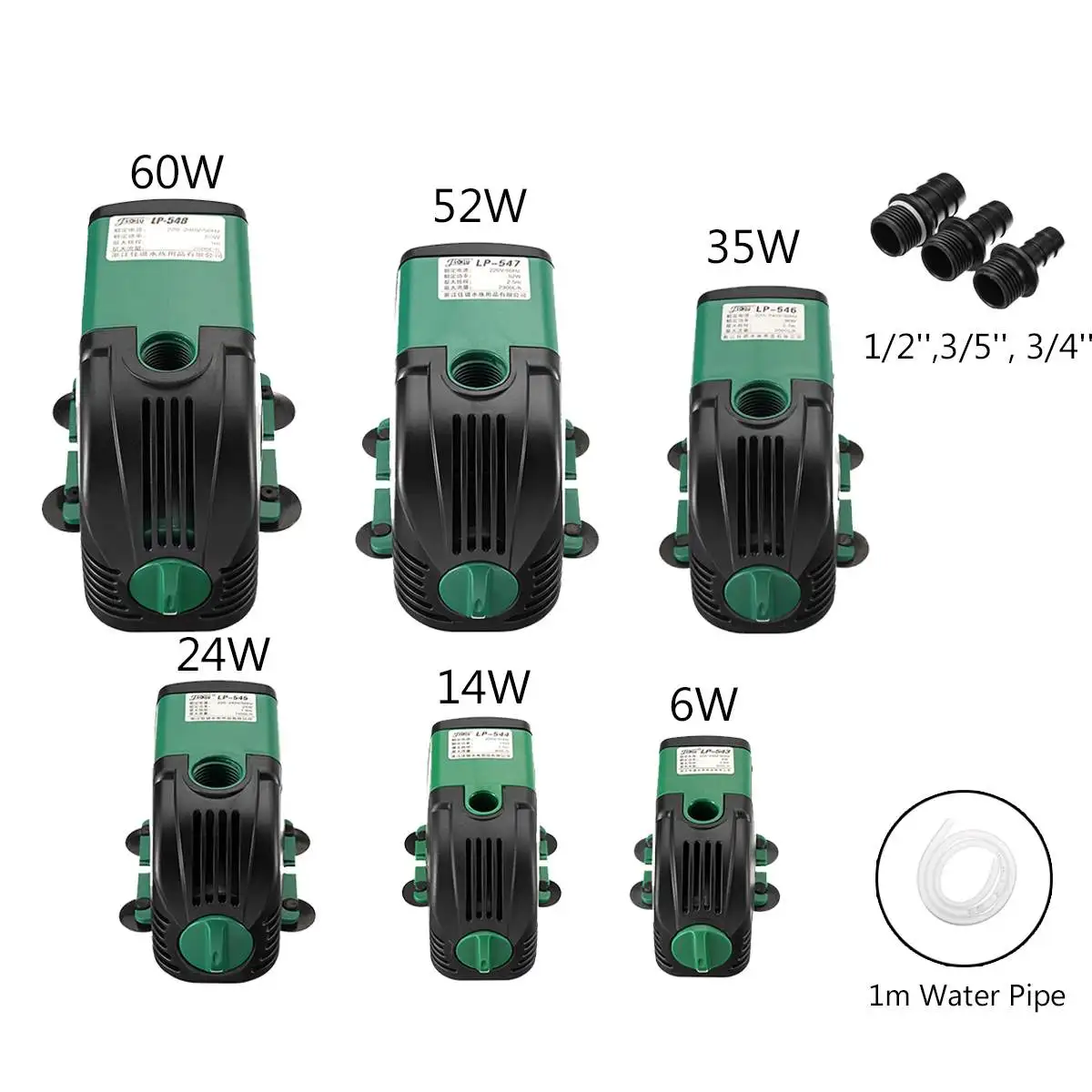 600L/hH-2800L/H Регулируемый мини погружной насос аквариумный аквариум фонтан Пруд садовый насос ультра тихие водяные насосы 220 В