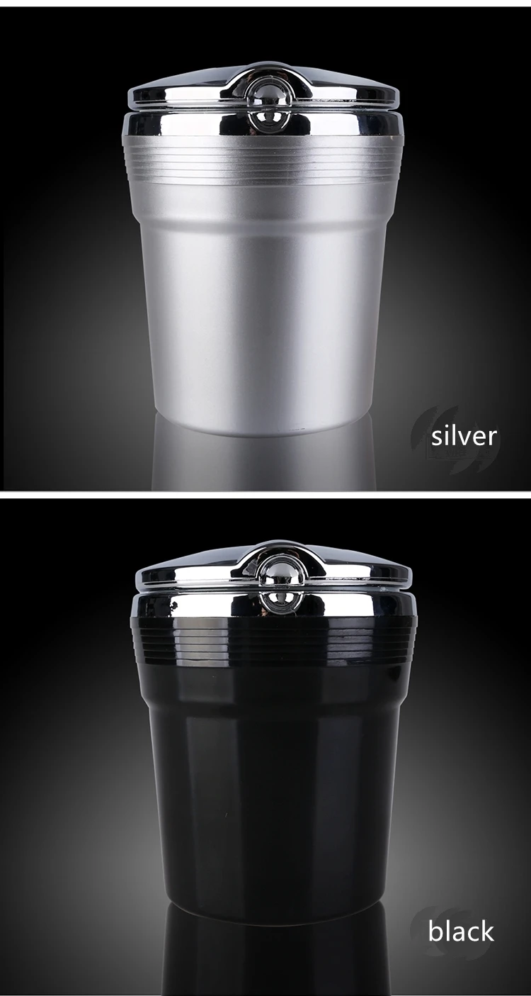 Высококачественная автомобильная светодиодная пепельница держатель для