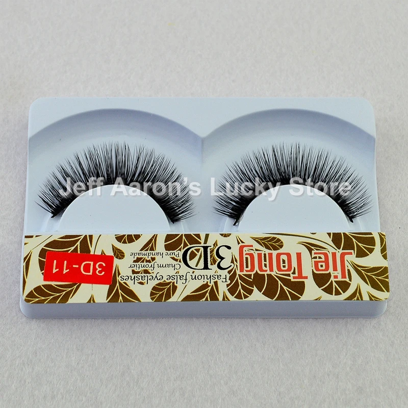 

10 pairs natural long 3d false eyelashes extension black fake eye lashes beauty makeup tools Mink 3D-11