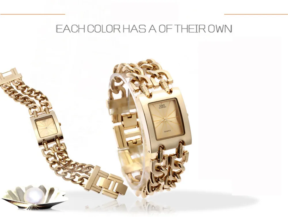 Золотые, серебряные роскошные часы с цепочкой из нержавеющей стали для женщин и мужчин, кварцевые наручные часы, женские часы-браслет, мужские деловые часы