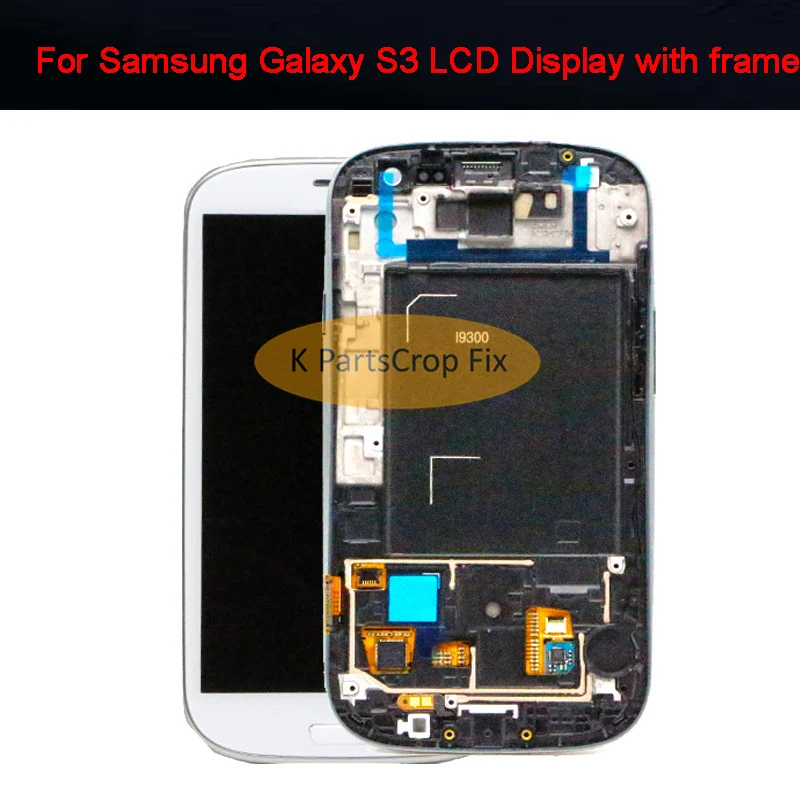 Amoled 4 8 ''дюймовый ЖК дисплей для SAMSUNG Galaxy S3 LCD GT i9300 i9300i сенсорный экран с рамкой