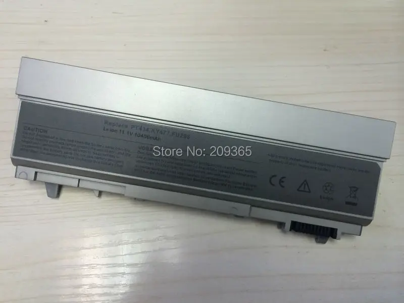 Аккумулятор для ноутбука Dell Latitude E6400 E6410 E6500 E6510 PT434 PT435 PT436 PT437 10400 мАч 12 ячеек
