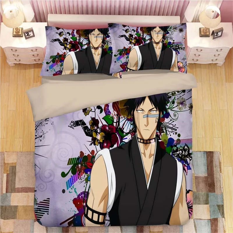 26 BLEACH Kurosaki Ichigo Комплект постельного белья, пододеяльник, наволочки, мультяшное аниме одеяло, Комплект постельного белья s, постельное белье, постельное белье(без простыни - Цвет: 26