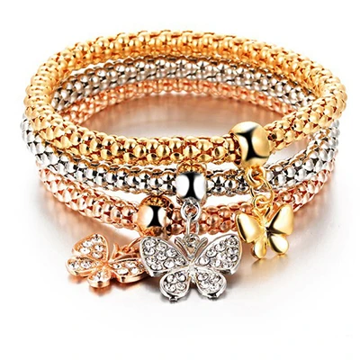 Женский браслет с очаровательной короной простой модный многослойный