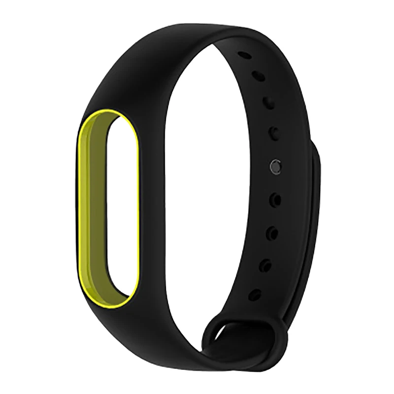 Двухцветный силиконовый ремешок для Xiaomi Mi Band 2 смарт браслет часов Miband2 Miband Band2