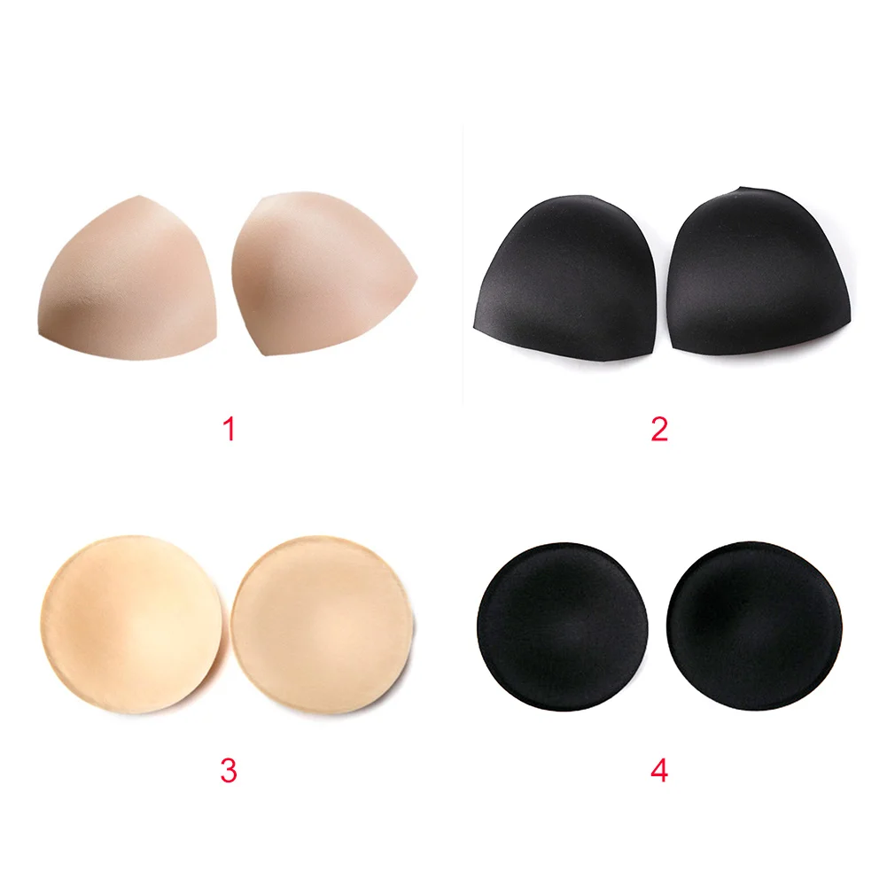 Новый Для женщин Губка груди бикини купальник подкладки для бюстгальтера с