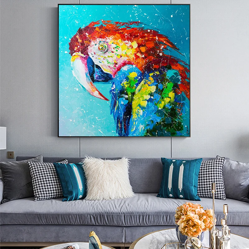 GOODECOR домашний декор настенное искусство дикие животные холст картина маслом