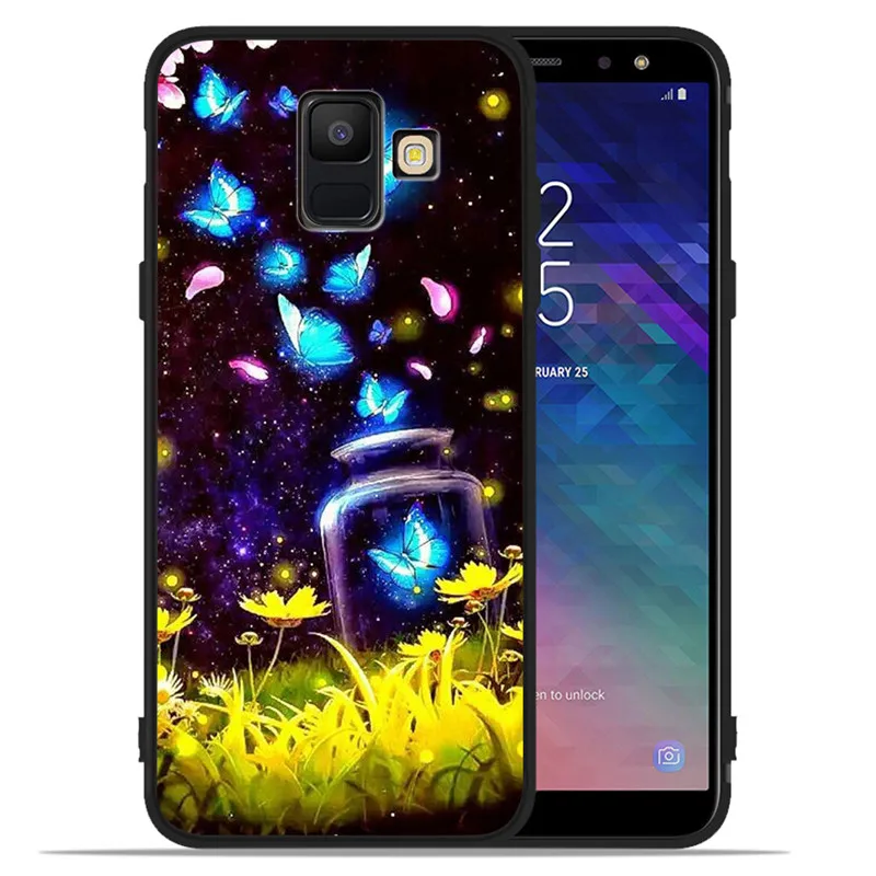 И надписью «Don't touch my phone»(не трогай мой для samsung Galaxy A9 A8 A7 A6 A5 A3 J3 J4 J5 J6 J8 плюс чехол для телефона чехол Coque Чехол-футляр мягкий - Цвет: H1347