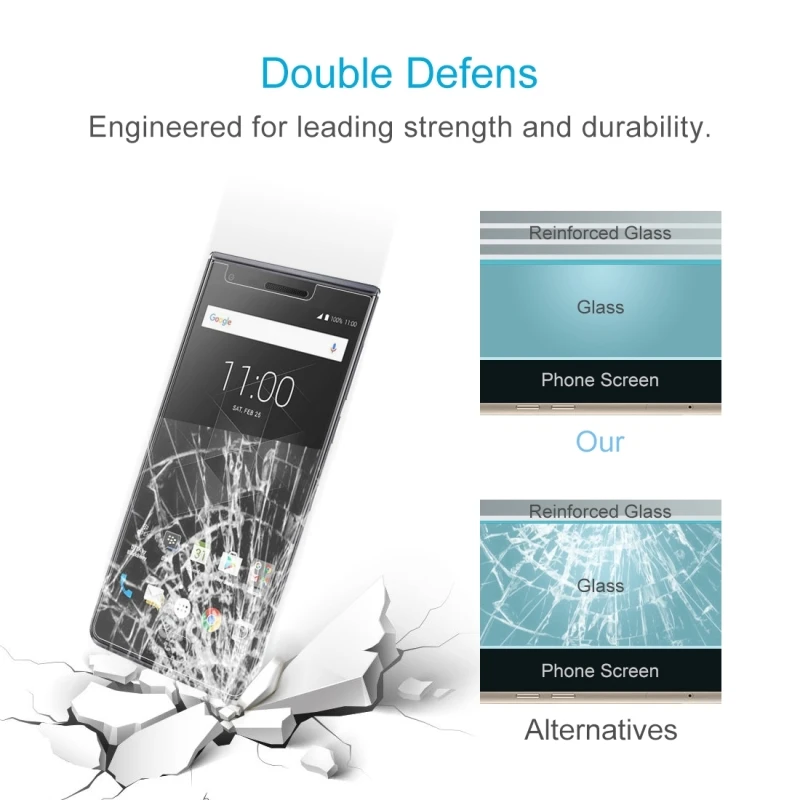 Для BlackBerry Motion &amp DTEK50 0 26 мм 9H твердость поверхности 2.5D Взрывозащищенная защитная