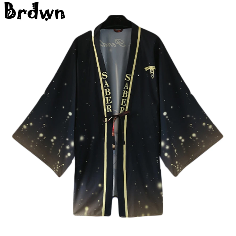 Brdwn Fate stay night Zero Fate Grand Order унисекс saber Gudako Excalibur cospplay Haori накидка