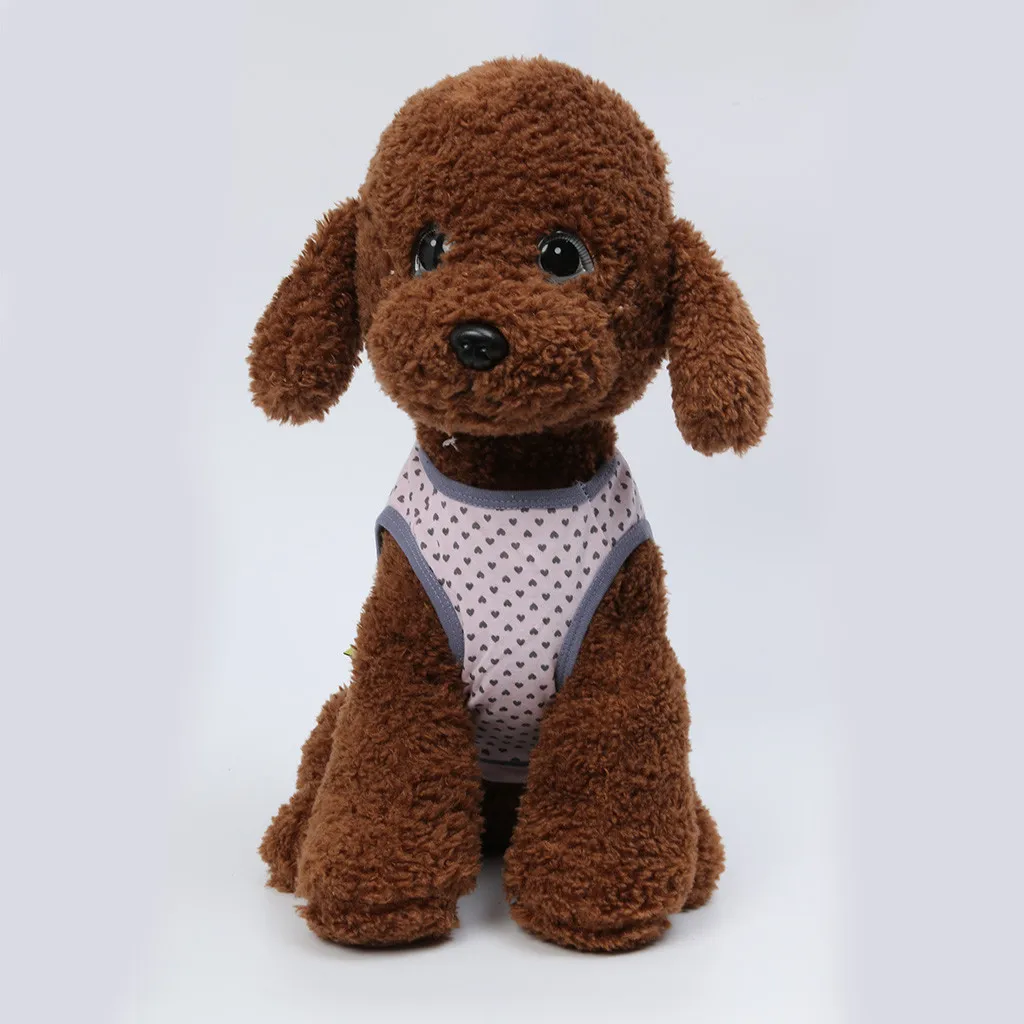 Одежда для собак дышащая Очаровательная жилетка с принтом любовь домашних