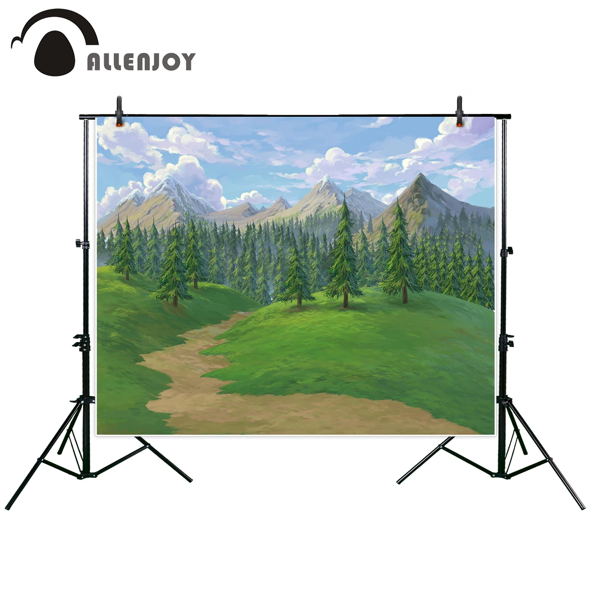 Allenjoy виниловый материал фотография мультфильм небо на земле идиллическая