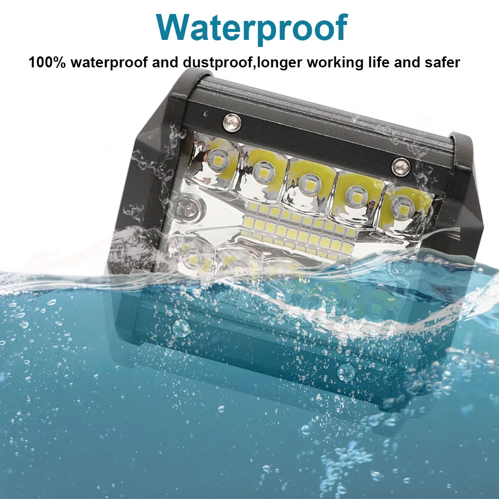 4 дюйма светодиодный свет бар работа светодиодная подсветка для вождения Offroad