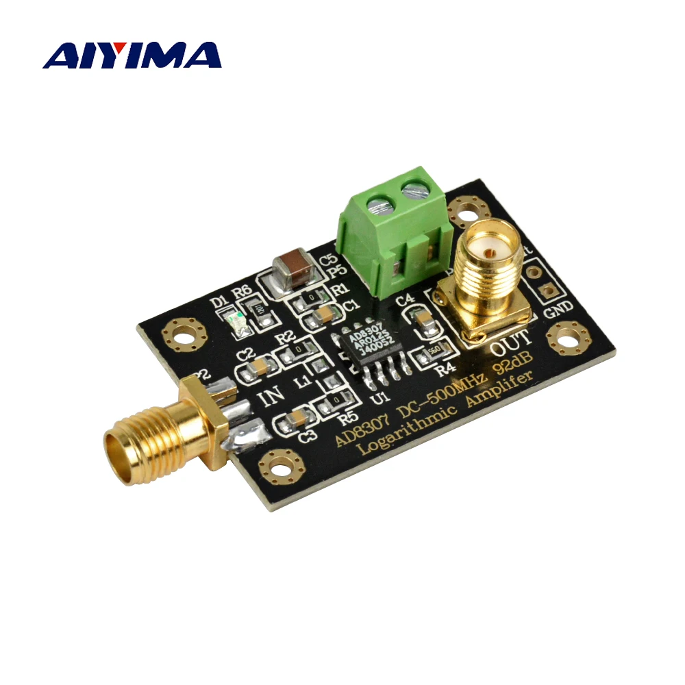 Радиочастотный модуль детектора мощности Aiyima AD8307 фотогарифмический усилитель